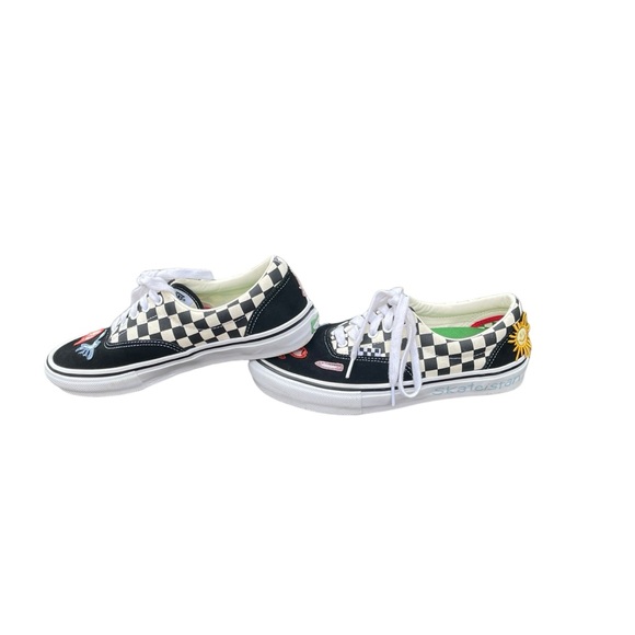 Vans Skate Era Skateistan Checkerboard Canvas Suede Sneakers - Picture 7 of 13